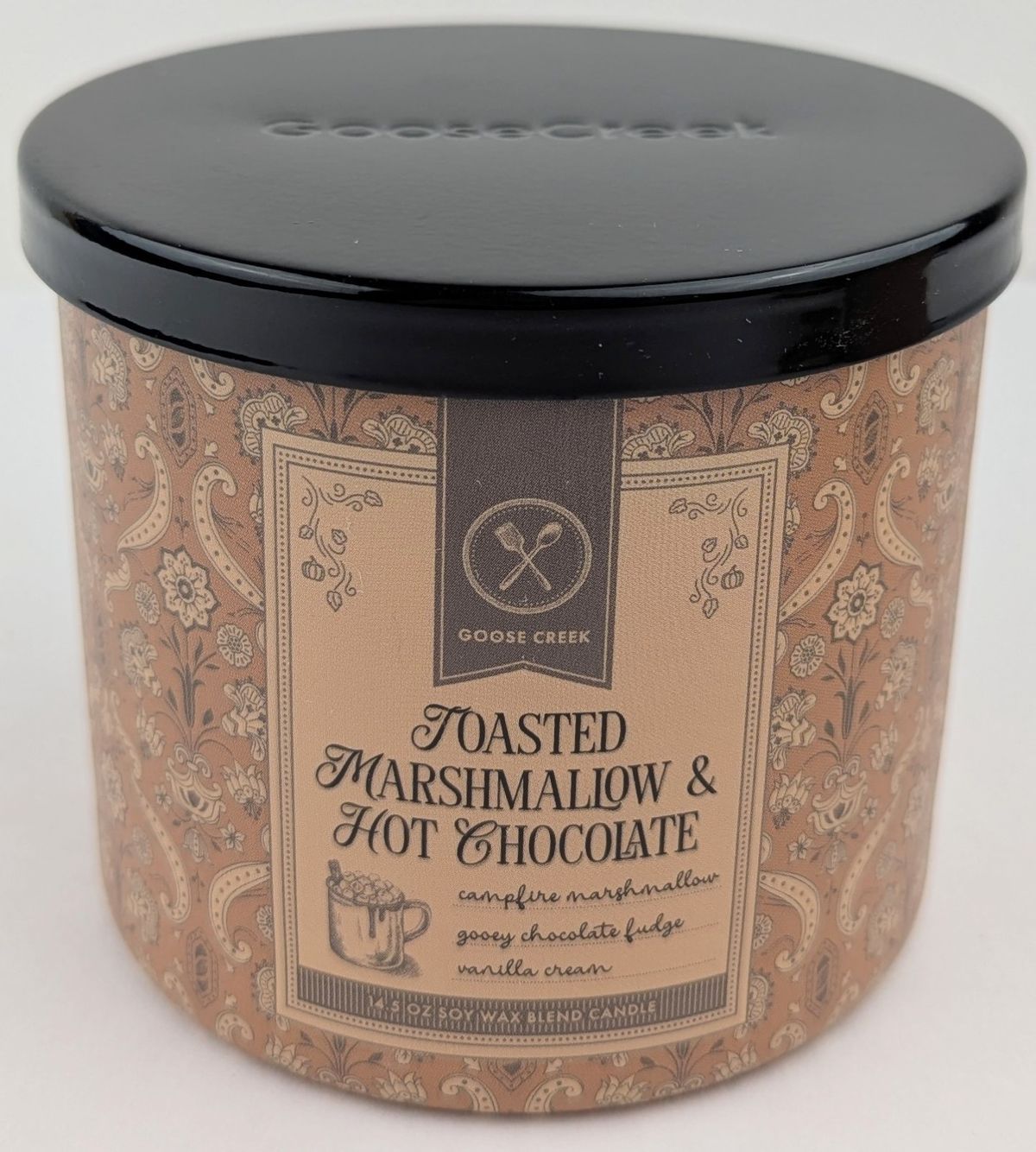 Goose Creek Toasted Marshmallow & Hot Chocolate 3-wick 14.5oz. Jar Candle